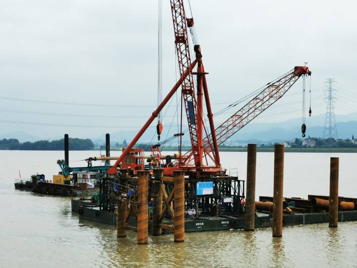 自贡又一重大水下爆破工程,兰江特大桥工程全面开启